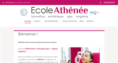 Desktop Screenshot of ecoleathenee.ch